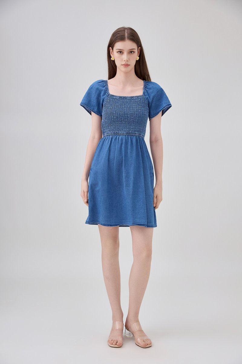Kyomi Two Way Denim Dress