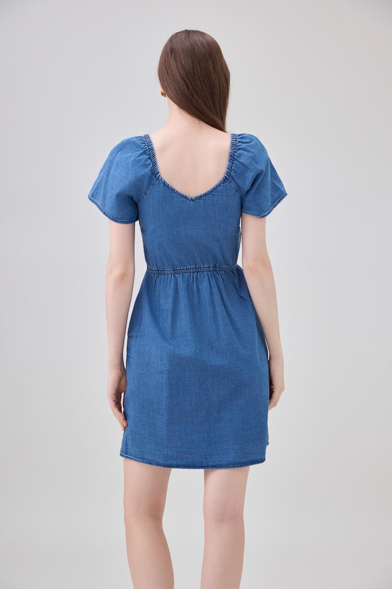 Kyomi Two Way Denim Dress