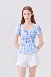 Aleia High Waisted Short In White