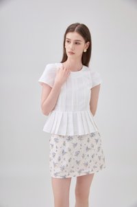 Kimber Eyelet Floral Skort