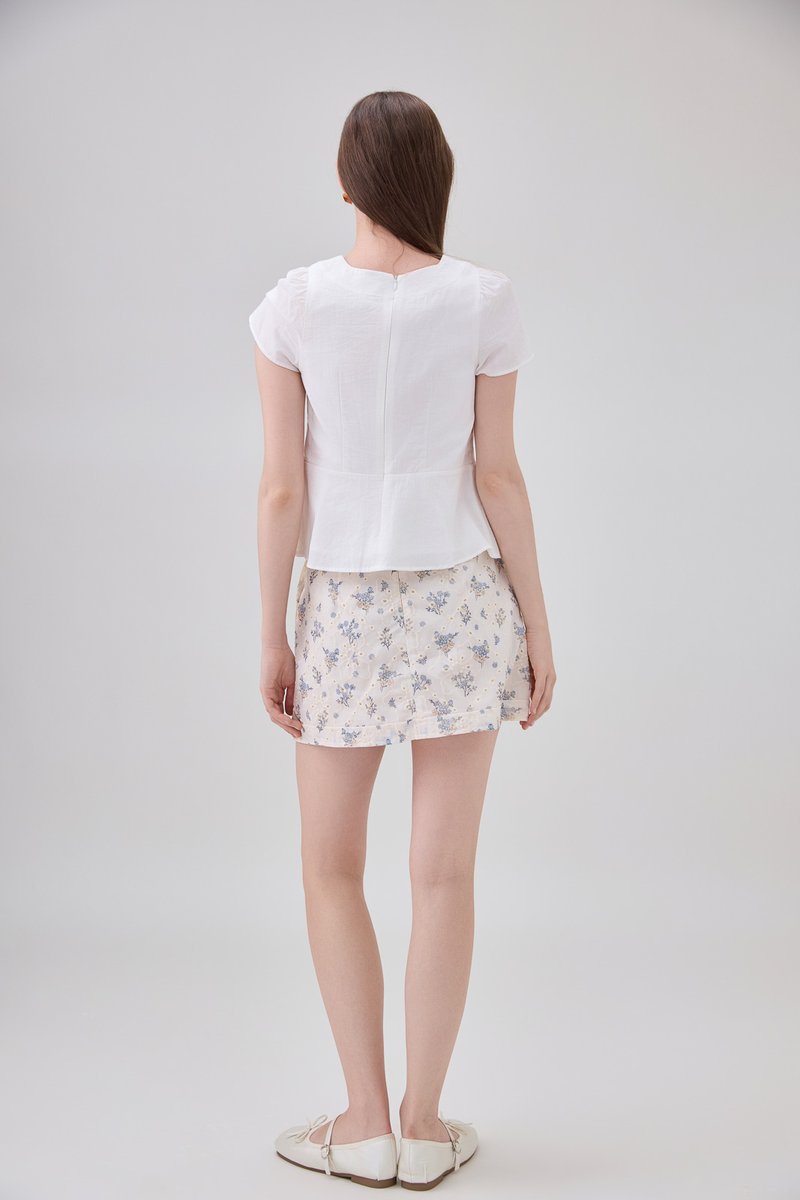 Kimber Eyelet Floral Skort