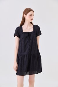 Lucienne Embroidery Dropwaist Dress