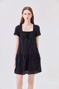 Lucienne Embroidery Dropwaist Dress