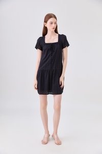 Lucienne Embroidery Dropwaist Dress