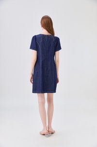 Nayeli Denim Panelled Dress