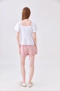 Kehlani High Waisted Short In Pink