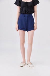Kehlani High Waisted Short In Navy
