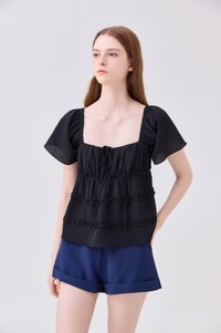 Kehlani High Waisted Short In Navy