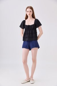 Kehlani High Waisted Short In Navy