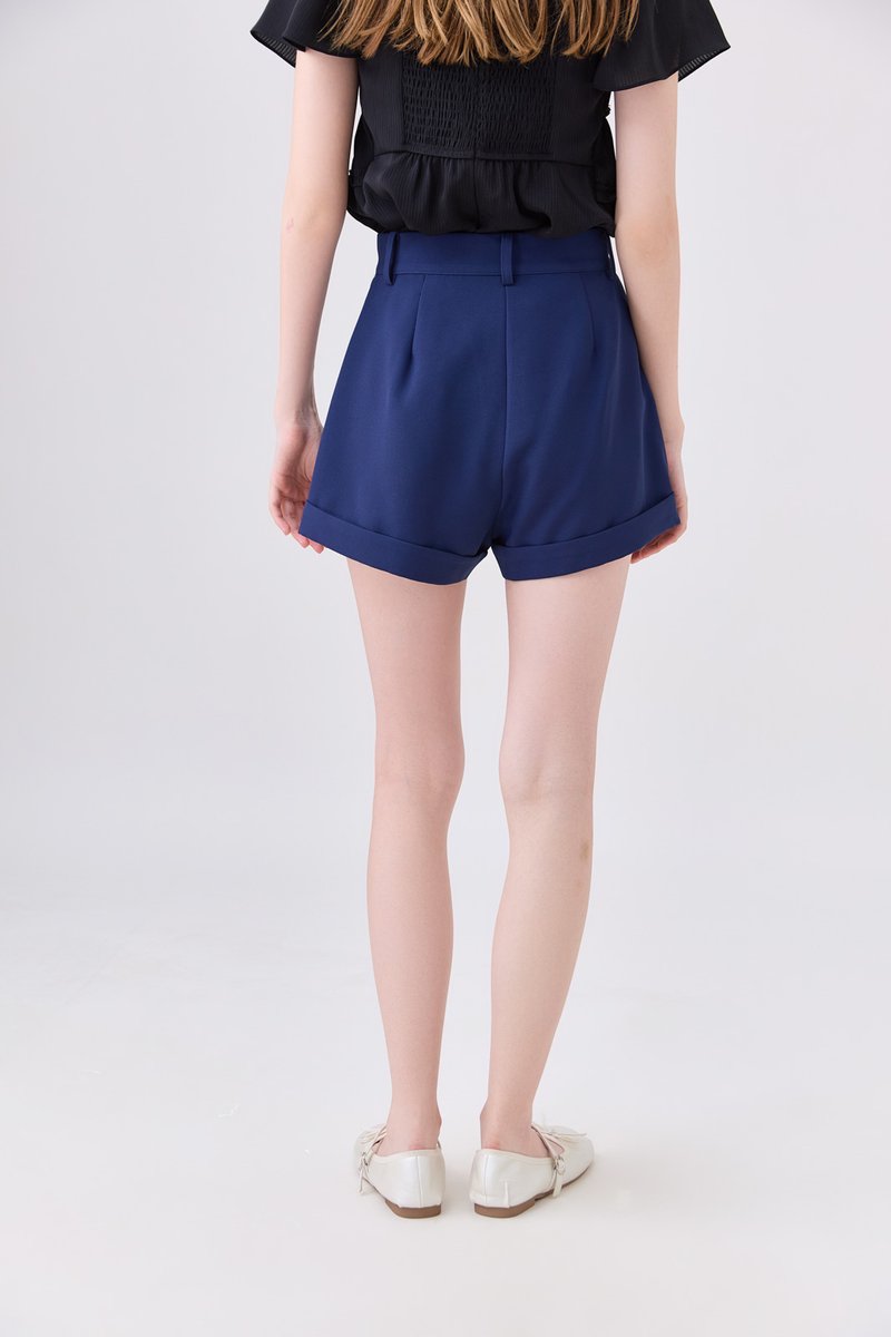 Kehlani High Waisted Short In Navy