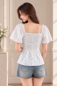 Lillian Printed Floral Top