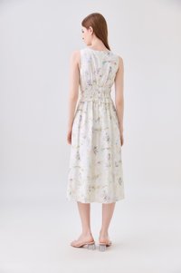 Charli Smocked Empire Waist Midi Dress