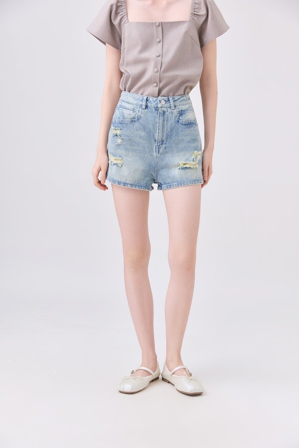 Vienne Ribbed Denim Short