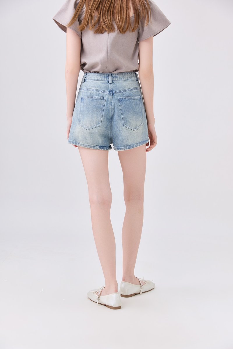 Vienne Ribbed Denim Short