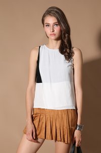 TSW Vesper Suede Skorts in Camel