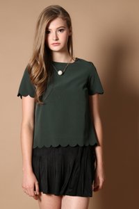 TSW Vesper Suede Skorts in Black (XS)