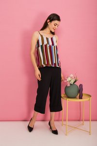 Mead Paintbrush Top in Plum (XS)