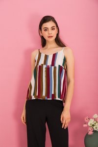 Mead Paintbrush Top in Plum (XS)