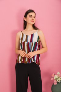 Mead Paintbrush Top in Plum (XS)