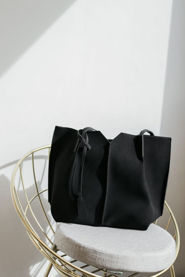 Cydney Two-tone Handbag in Black