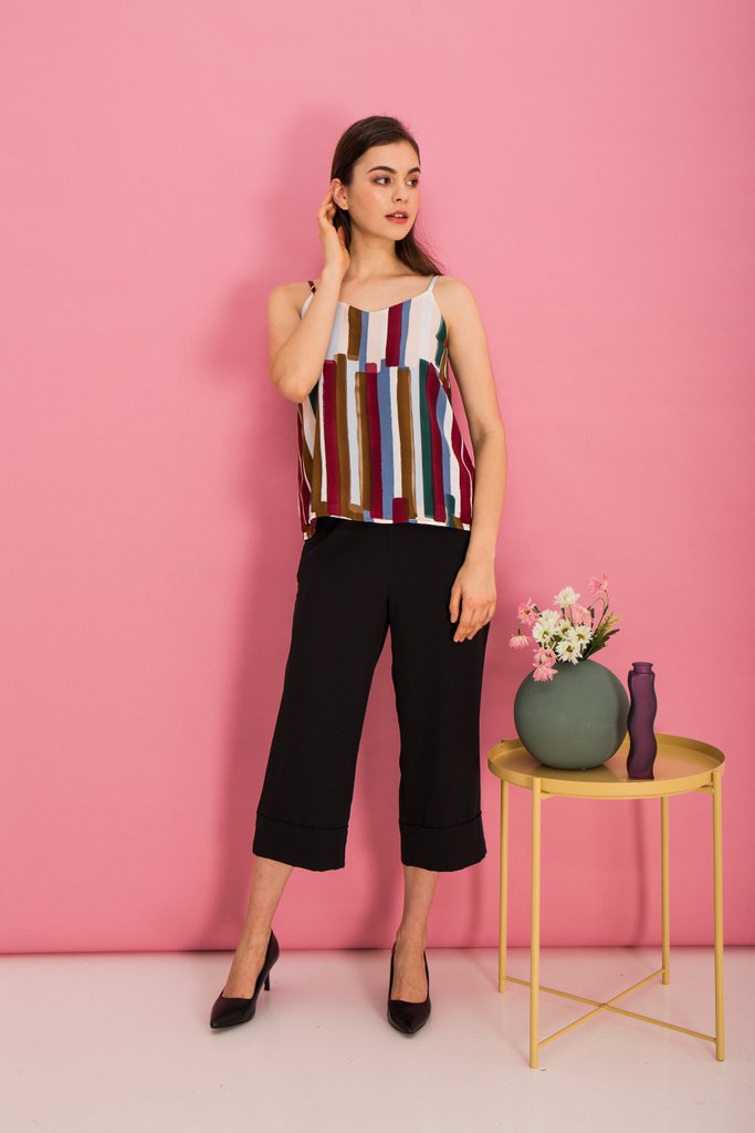 Mead Paintbrush Top in Plum (XS)
