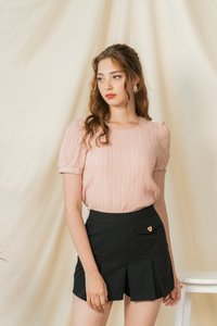 Christine Pleated Skorts in Black (XS)