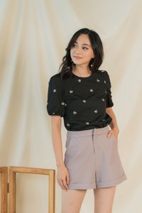 Josie Pocket Shorts in Dusty Grey (XS)