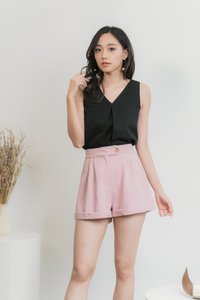 Adelia Button Short in Pink (XS)