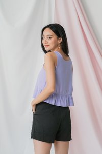 Alessi Textured Pocket Shorts in Black (XS)