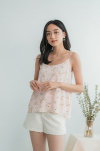 Viola Floral Camisole Top in Pink (XS)
