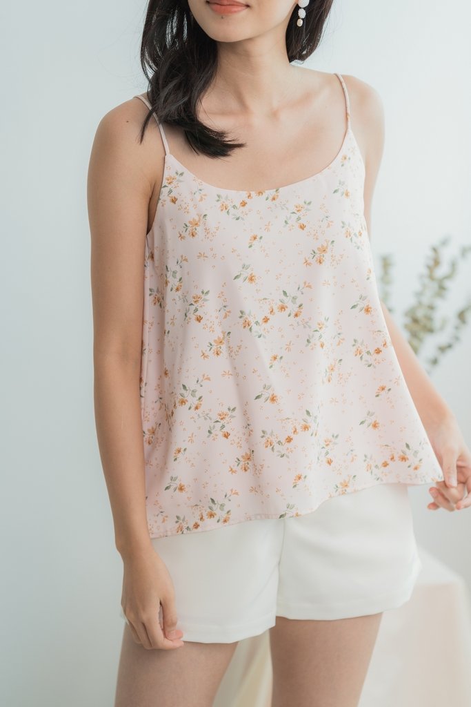 Viola Floral Camisole Top in Pink (XS)