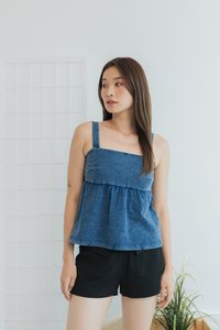Marcella High-Waisted Pocket Shorts in Black (XS)