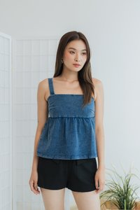 Marcella High-Waisted Pocket Shorts in Black (XS)