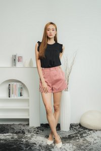 Jerilyn Pocket Short in Mauve Pink (XS)