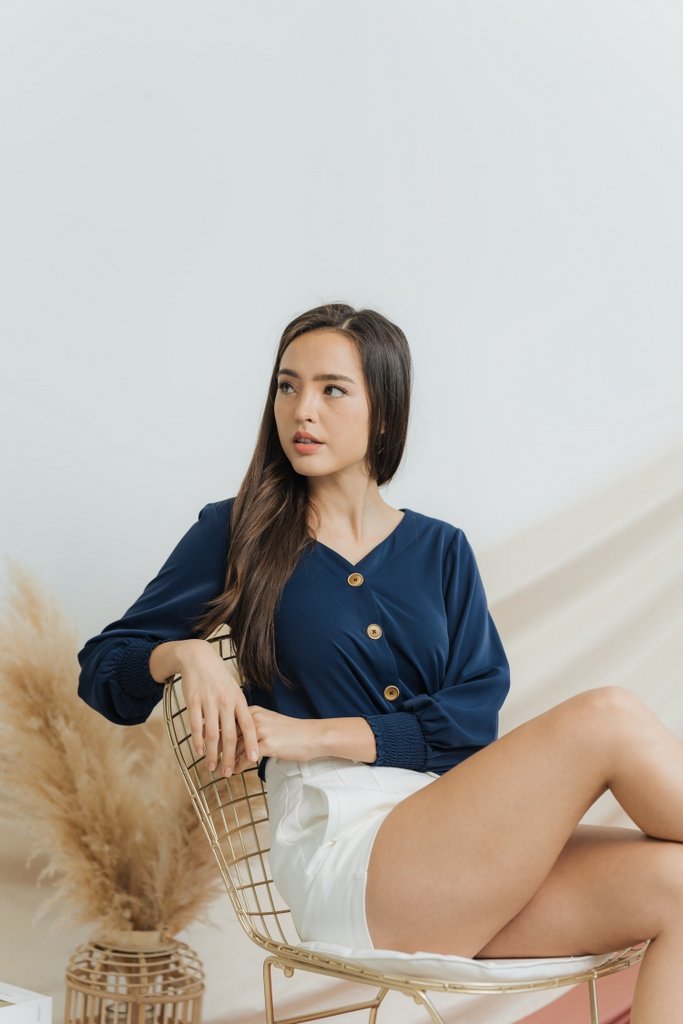 Pauline Pocket Shorts in White (XS)