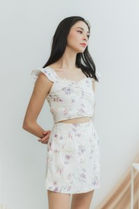 Danice Floral Skorts in Purple (XS)