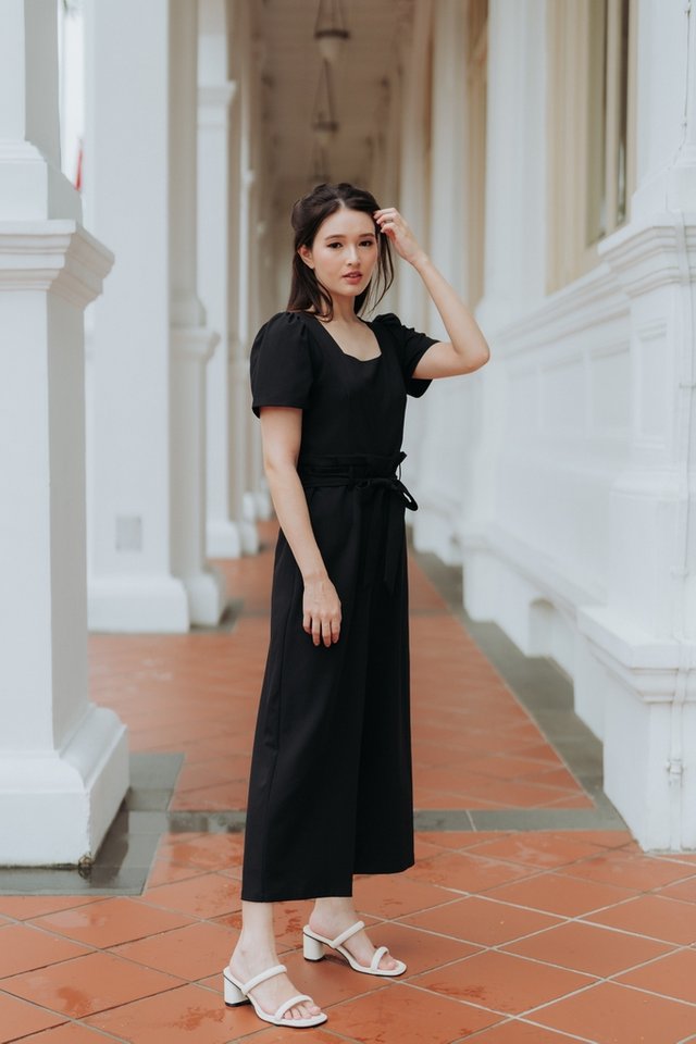 Zélie Paperbag Jumpsuit in Black